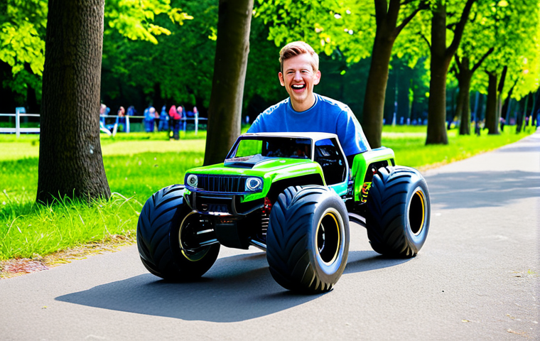 RC카를 통한 창업 사례 - YouTube Channel**

"A vlogger enthusiastically filming a RC car race in a park, fully clothed, appro...