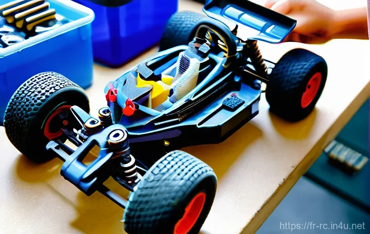 RC카의 방수 성능 테스트 - **Image Prompt: RC Car Splashing Through a Forest Puddle**
A highly detailed, 1/10 scale, modern... RC카의 방수 성능 테스트 - **Image Prompt: RC Car Splashing Through a Forest Puddle**
A highly detailed, 1/10 scale, modern...