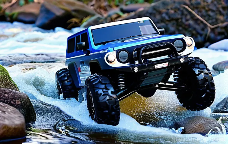 RC카의 방수 성능 테스트 - **Image Prompt: Enthusiast Performing Post-Run RC Car Maintenance**
A focused shot of an RC car ... RC카의 방수 성능 테스트 - **Image Prompt: Enthusiast Performing Post-Run RC Car Maintenance**
A focused shot of an RC car ...